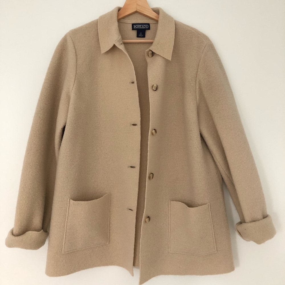 Vintage Lands End Wool Jacket